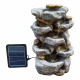 Fontaine solaire Farino kit complet avec panneau et pompe - Art-Pond