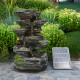 Fontaine solaire Stonea kit complet avec panneau et pompe - Art-Pond