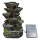 Fontaine solaire Stonea kit complet avec panneau et pompe - Art-Pond