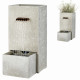 Fontaine cascade avec jardinière kit complet avec pompe - Lumineo