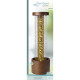 Fontaine cylindre coloris rouille kit complet avec pompe - Lumineo