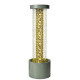 Fontaine cylindre coloris vert kit complet avec pompe - Lumineo