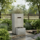 Fontaine cascade avec jardinière kit complet avec pompe - Lumineo
