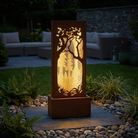 Fontaine XL décor arbre kit complet avec pompe - Lumineo