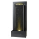 Fontaine moderne XL mur d'eau kit complet avec pompe - Lumineo