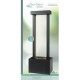 Fontaine design mur d'eau kit complet avec pompe - Lumineo