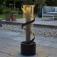 Fontaine cylindre moderne kit complet avec pompe - Lumineo