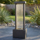 Fontaine design mur d'eau kit complet avec pompe - Lumineo