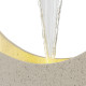 Fontaine moderne cercle kit complet avec pompe - Coloris blanc - Lumineo