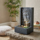 Fontaine mur d'eau Bouddha gris kit complet avec pompe - Art-Pond