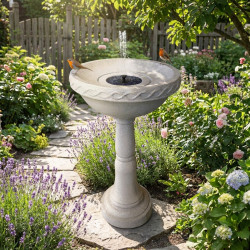 Bain d'oiseau solaire Birdy kit complet avec pompe - Art-Pond