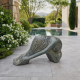 Grande statue femme assise 110cm - Coloris bronze - DecoIndo