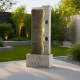 Fontaine mur d'eau kit complet avec pompe - Lumineo