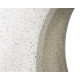 Fontaine moderne cercle H72cm en polyrésine avec éclairage LED et pompe - Coloris blanc - Lumineo