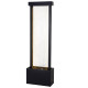 Fontaine XXL design mur d'eau H180cm en acier galvanisé avec éclairage LED et pompe - Coloris noir - Lumineo