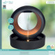 Fontaine moderne bicolore H91cm en polyrésine avec éclairage LED et pompe - Lumineo