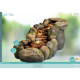 Fontaine rivière naturelle L110cm en polyrésine avec éclairage LED et pompe - Lumineo