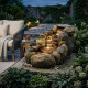 Fontaine rivière naturelle L110cm en polyrésine avec éclairage LED et pompe - Lumineo